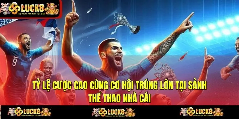 Tỷ lệ cược cao cùng cơ hội trúng lớn tại sảnh thể thao nhà cái