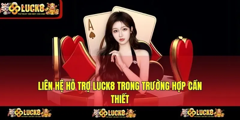 Liên hệ hỗ trợ LUCK8 trong trường hợp cần thiết